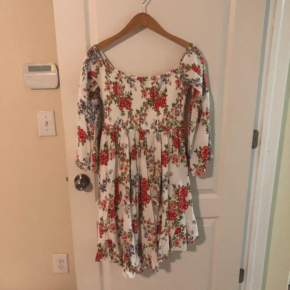 Torrid off the shoulder ruffle dress 00